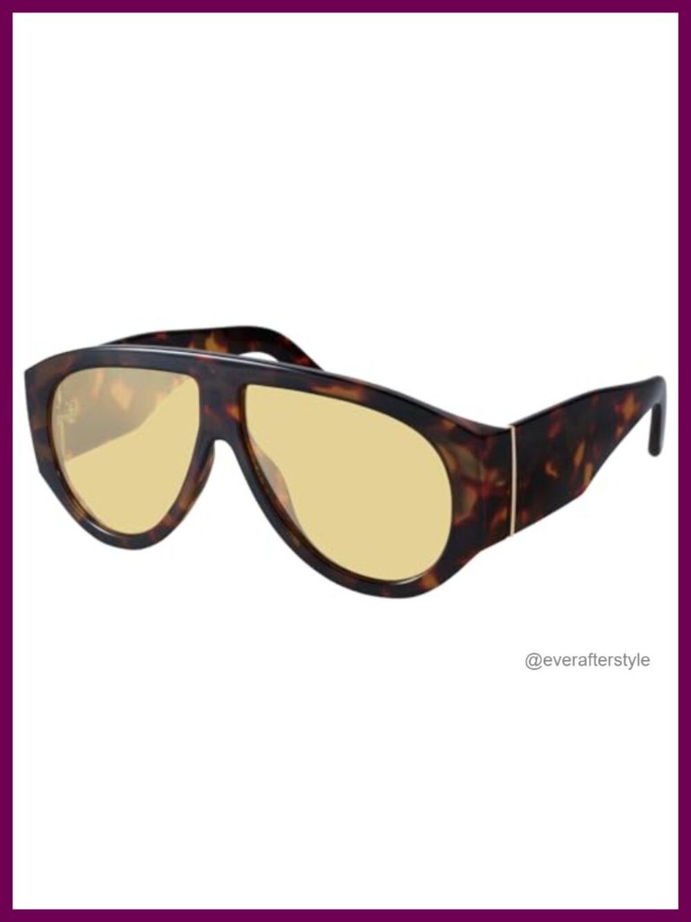 Oversized Retro Aviator Sunglasses Women UV400 Protection Chunky Plastic Frame